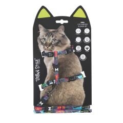 M-PETS URBAN STYLE DNA KEDİ GÖĞÜS TASMASI SET