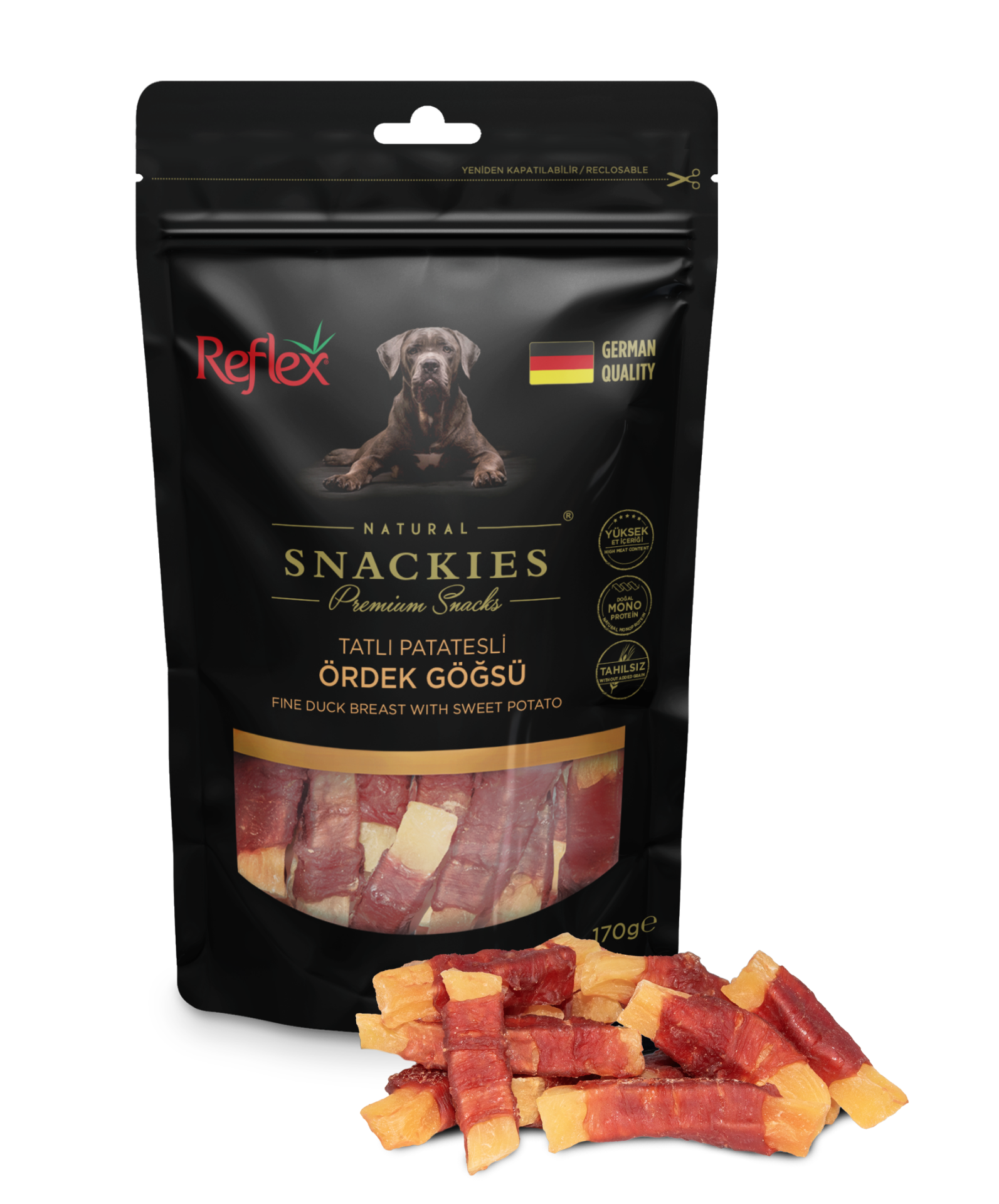 Snackies Tatlı Patates Ördek Göğsü 170 Gr