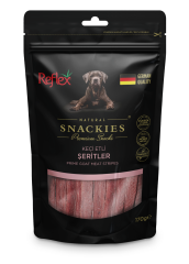 Snackies Keçi Etli Şeritler Köpek Ödül Ürünü 170 g