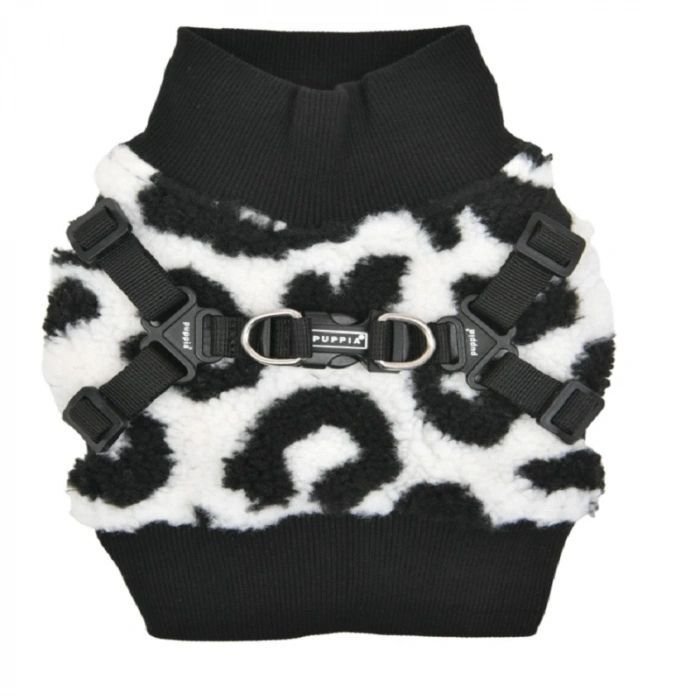 PUPPIA SERVAL HARNESS J/BLACK/S