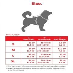 PUPPIA SERVAL HARNESS J/BLACK/S
