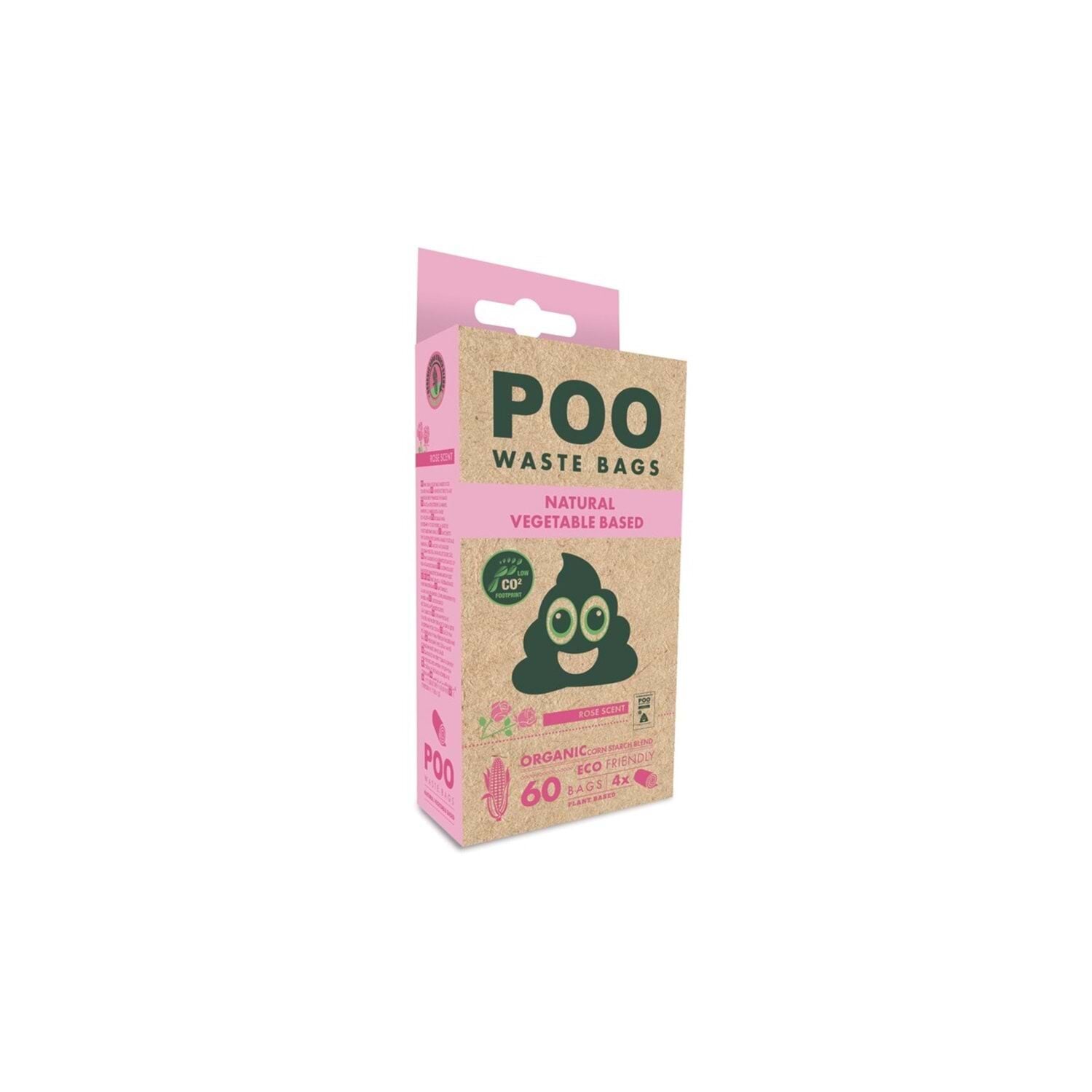 M-PETS POO DIŞKI POŞETİ 15 YAPRAK GÜL KOKULU 4LÜ PAKET