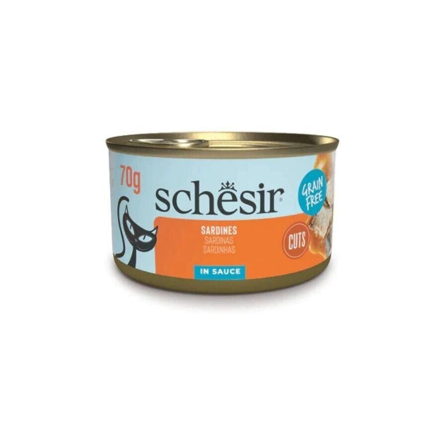 Schesir Tamamlayıcı Sardalyalı Sos İçinde Kedi Konservesi 70g