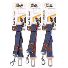 Ally Paws Araç Emniyet Kayışı – 2,5 cm × 40‑60 cm | Araç İçi Güvenlik Aksesuarı