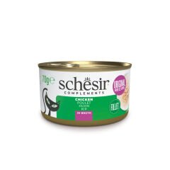 Schesir Tavuk Filetolu Pişirme Suyunda Yetişkin Kedi Konservesi 70g