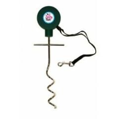 3 Sixty Fun Bahçe Bağlama Kazığı – Döner Spiral Sistemli, 5 Metre İplikli Köpek Bağlama Seti