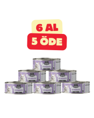 5+1 FRESH HİNDİ PATE YETİŞKİN KEDİ KONSERVESİ 85gr
