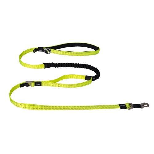 Rogz Classic Control Extra Medium Gezdirme Kayışı Neon Sarı – Şok Emicili, Kilitlenebilir Eğitim Kayışı