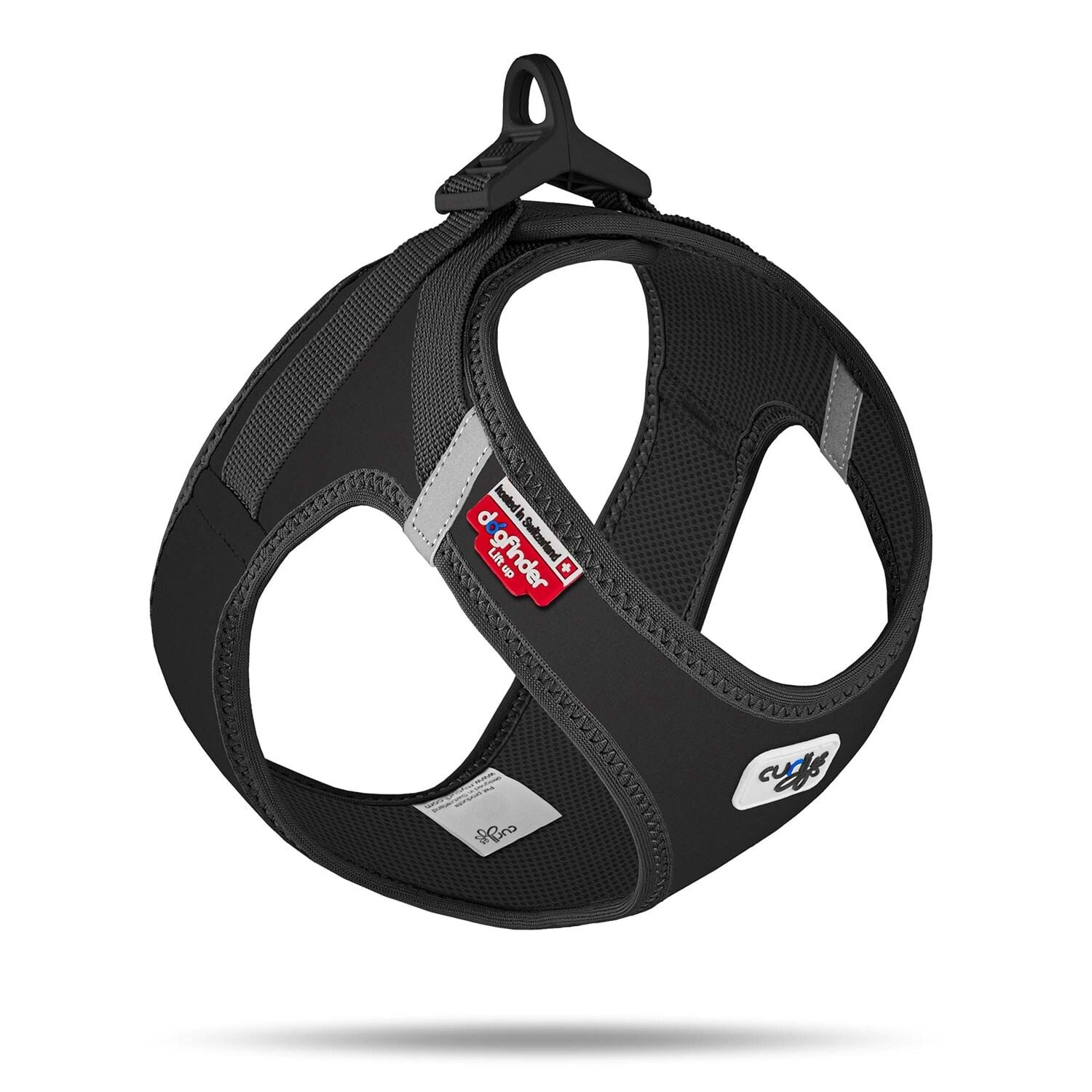 SU2989-CURLI VEST HARNESS CURLI CLASP SOFTSHELL BLACK XS