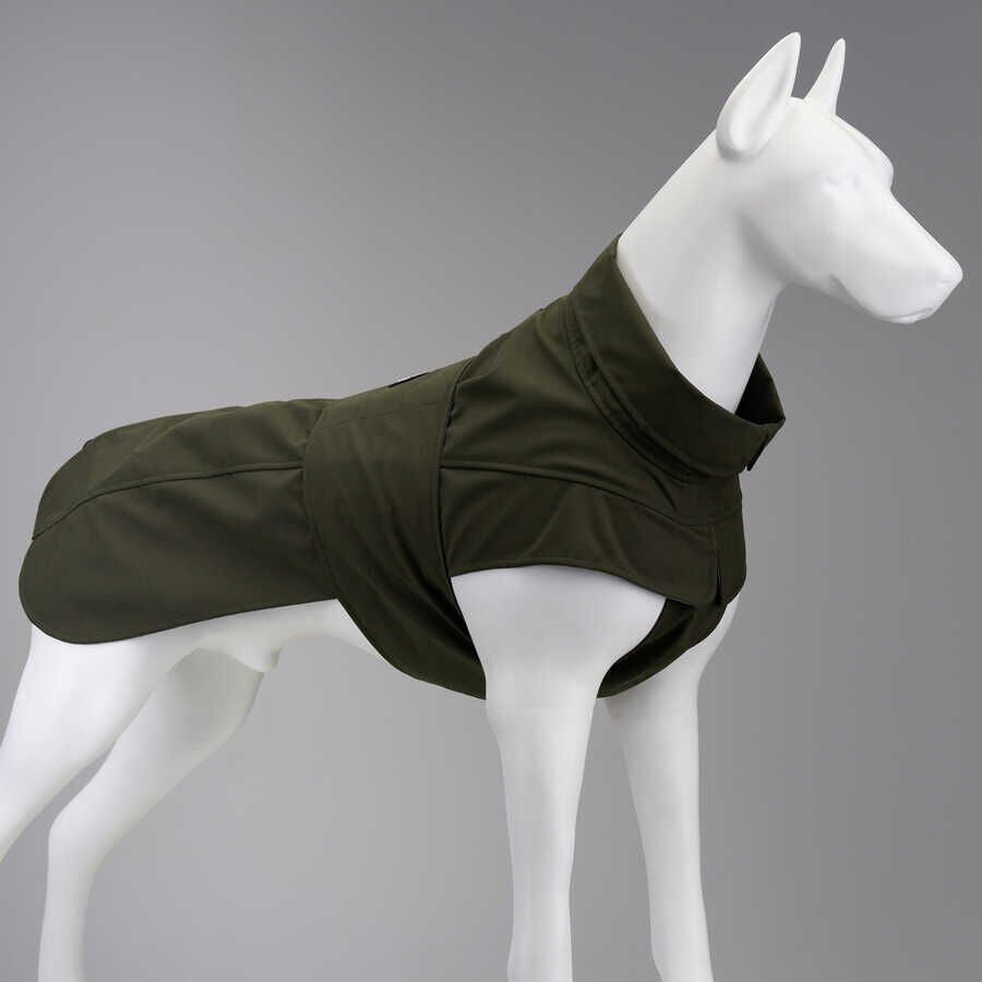 Trenchkot Khaki Köpek Yağmurluğu Beden 5
