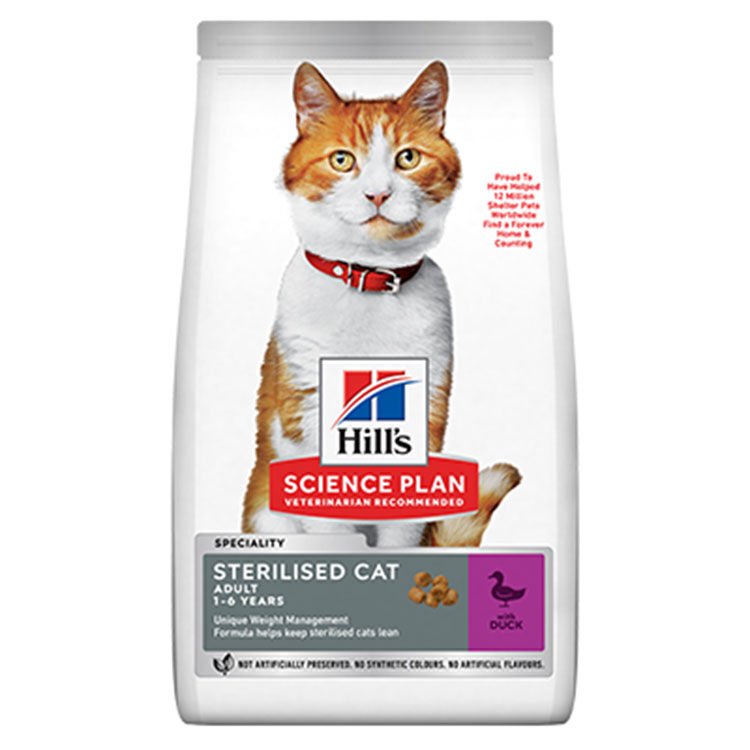 Hill's SP Ördekli Kısırlaştırılmış Yetişkin Kedi Maması 1.5KG