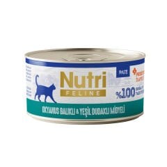 Nutri Okyanus Balıklı ve Midyeli Tahılsız Prebiyotikli Ezme Yetişkin Kedi Konservesi 70gr