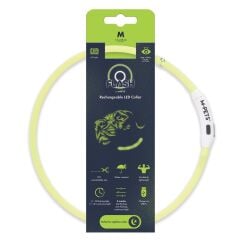 M-Pets Flash Led Işıklı Boyun Tasması Yeşil (M)