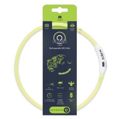 M-Pets Flash Led Işıklı Boyun Tasması Yeşil (M)