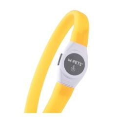 M-Pets Flash Led Işıklı Boyun Tasması Turuncu(S)