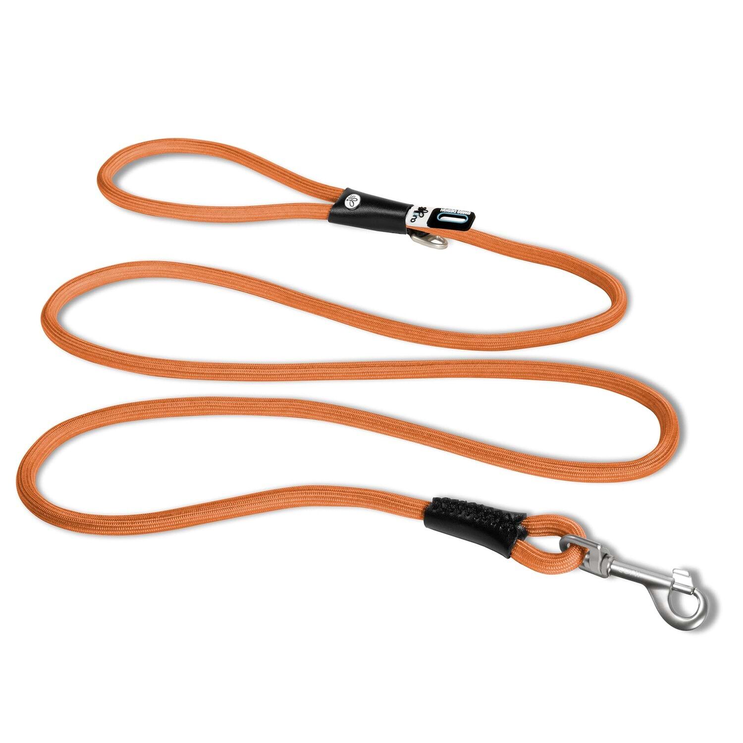 SU2611-CURLI STRETCH COMFORT LEASH ORANGE M