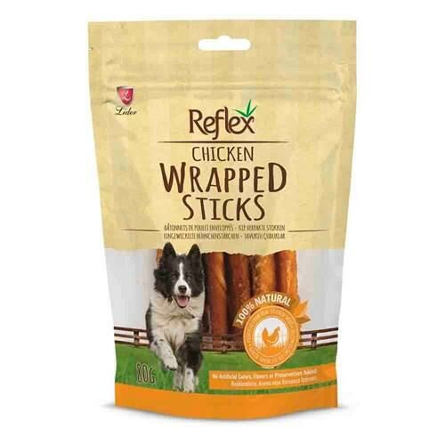 Wrapped Sticks Tavuklu Köpek Ödül Çubukları 80 Gr