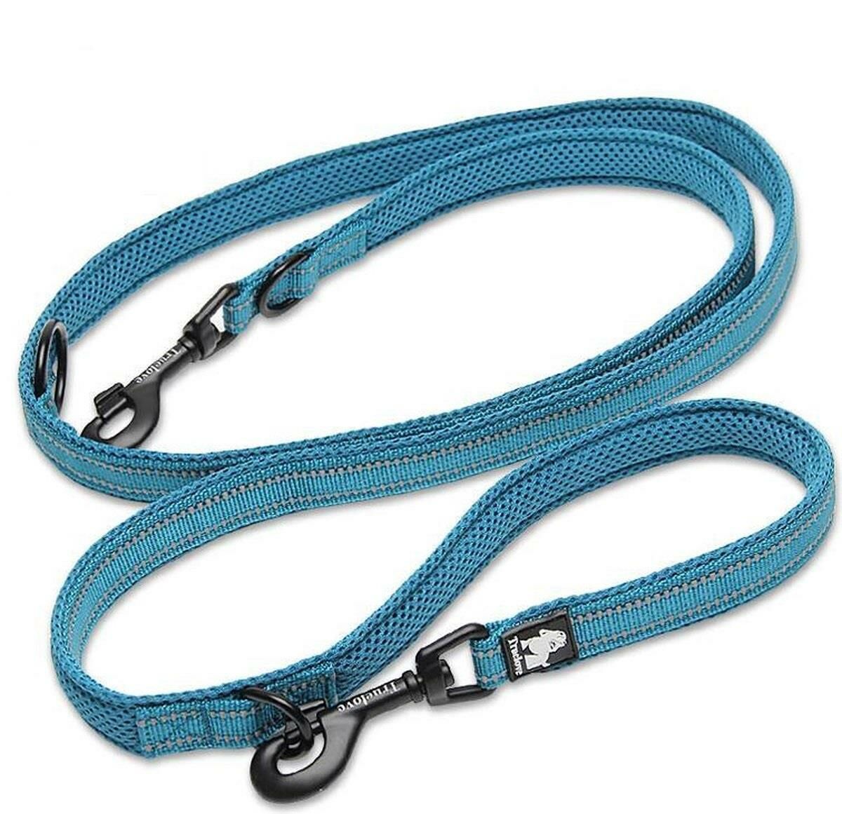 TrueLove Çok Amaçlı Gezdirme Kayışı Mavi – Small | Yansıtıcı ve Dayanıklı