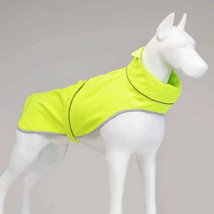 Softshell Neon Yeşil Küçük,Orta ve Büyük Irk Köpek Yağmurluğu