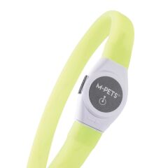 M-pets Flash Led Işıklı Köpek Boyun Tasması(L)