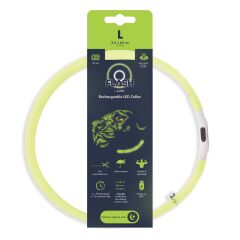 M-pets Flash Led Işıklı Köpek Boyun Tasması(L)
