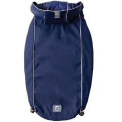 GF PET Çift Taraflı Kapüşonlu Köpek Yağmurluğu – Lacivert (XSmall)