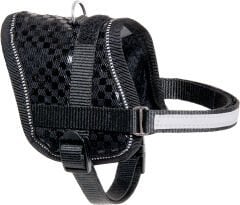 Flamingo Eeny Mini Köpek Göğüs Tasması – Siyah, 26–35 cm