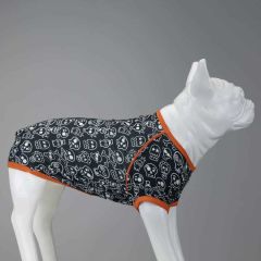 Lindodogs Funny Skull Köpek T-Shirt