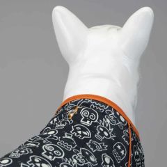 Lindodogs Funny Skull Köpek T-Shirt