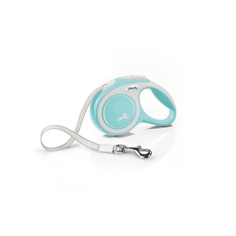 Flexi New Comfort XSmall Otomatik Şerit Köpek Gezdirme Kayışı 3 m – Açık Mavi