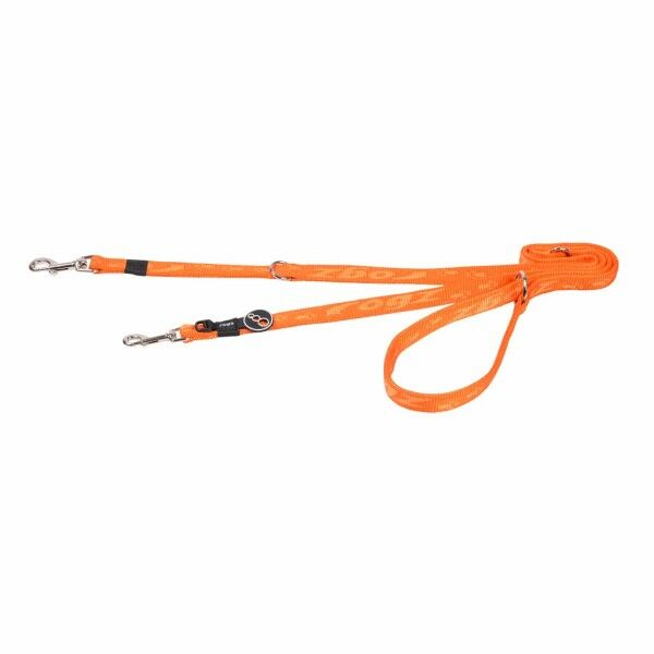 Alpinist MultiLijn Çok Fonksiyonlu Köpek Gezdirme Kayışı – Oranje (M)