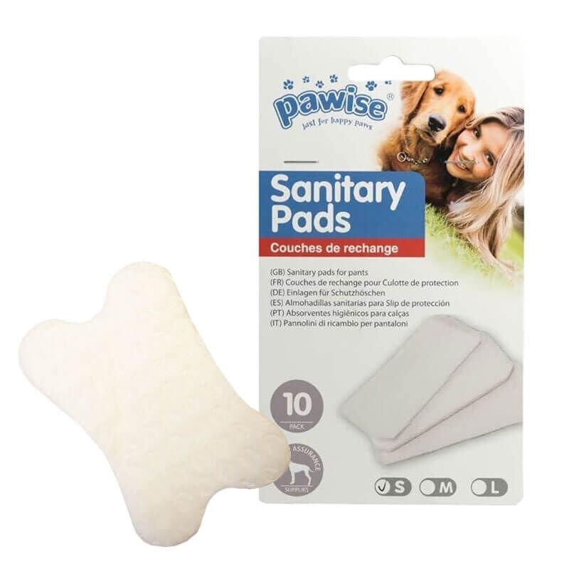 Pawise Köpek Külot Pedi – S Boy (10’lu Paket)