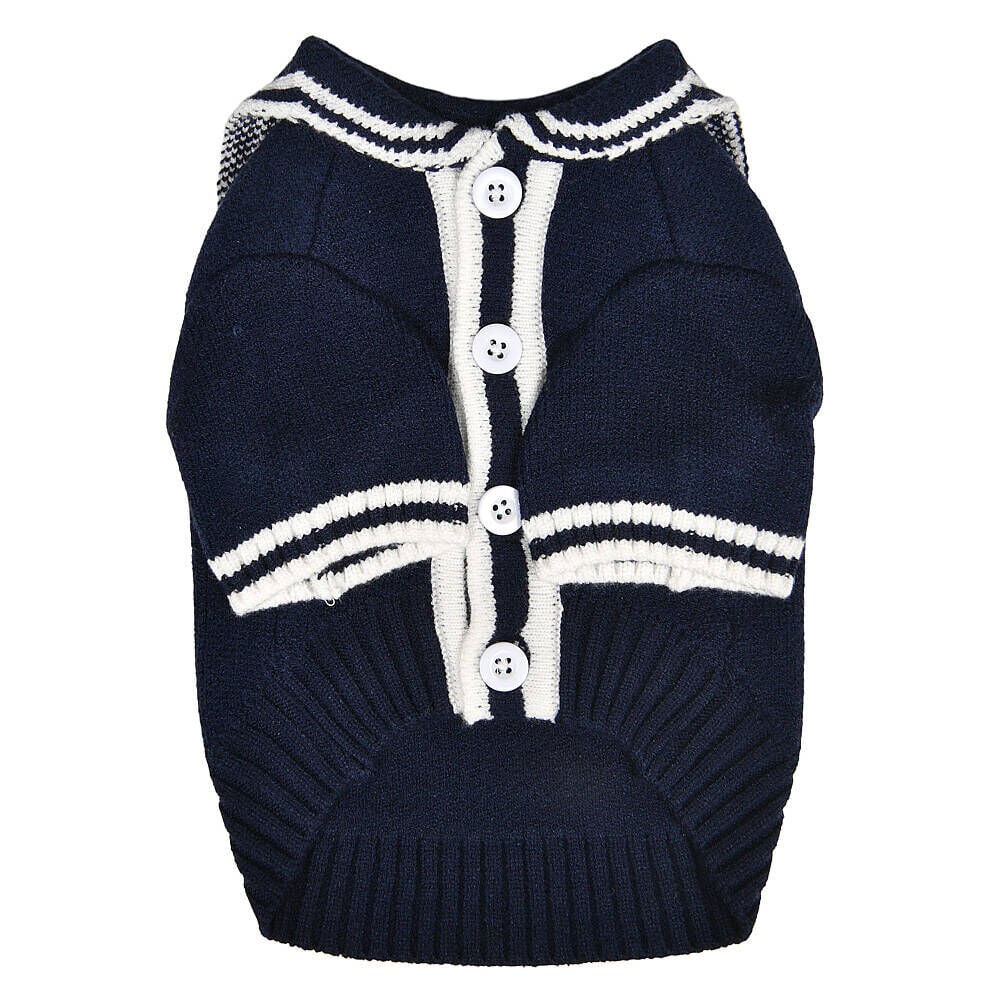 Marine Knit Cardigans/NAVY/S