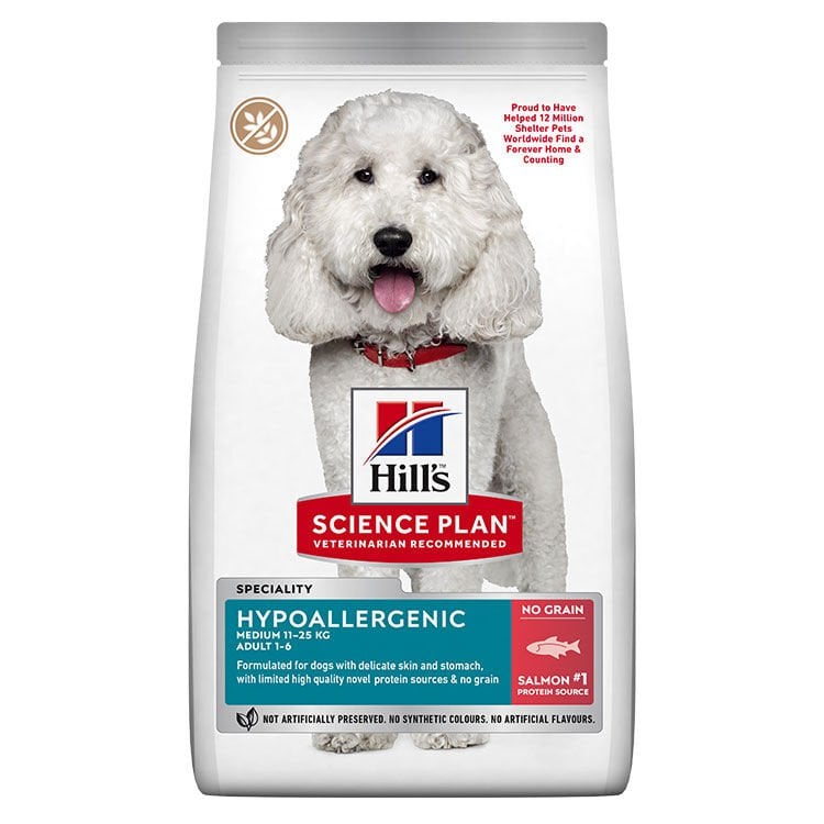 Hill's SP Hipoalerjenik Somonlu Orta Irk Yetişkin Köpek Maması 2.5KG