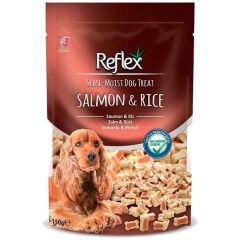 Semi-Moist Dog Treat Salmon & Rice – Somon ve Pirinçli Kemik Şeklinde Yumuşak Köpek Ödül Maması 150 g