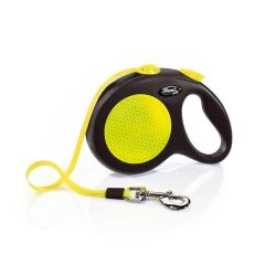 Flexi New Neon Small Otomatik Şerit Köpek Gezdirme Kayışı 5 m