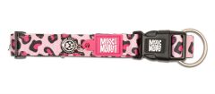 Leopard Pink Smart ID Köpek Boyun Tasması