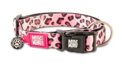 Leopard Pink Smart ID Köpek Boyun Tasması