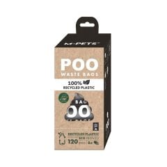 M-PETS POO 100% RECYCLED DIŞKI POŞETİ KOKUSUZ 8X15 YAPRAK