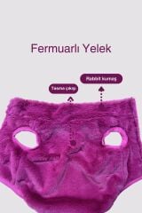 Salya Fuşya Peluş Köpek Yeleği (2XLarge)