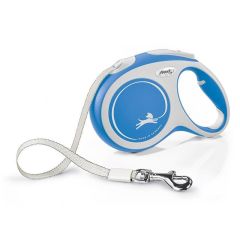 Flexi New Comfort Large Otomatik Şerit Köpek Gezdirme Kayışı 5 m Mavi-Gri