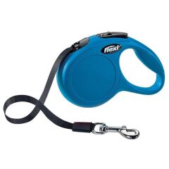 Flexi New Classic XSmall Otomatik Şerit Gezdirme Kayışı 3 m – Mavi