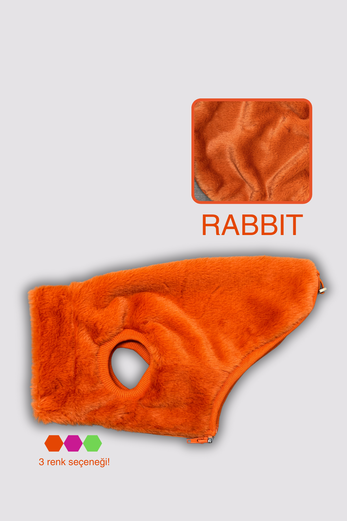 Salya Peluş Köpek Yeleği – Yumuşak, Sıcak ve Sevimli Tasarım (Turuncu / 2XLarge)