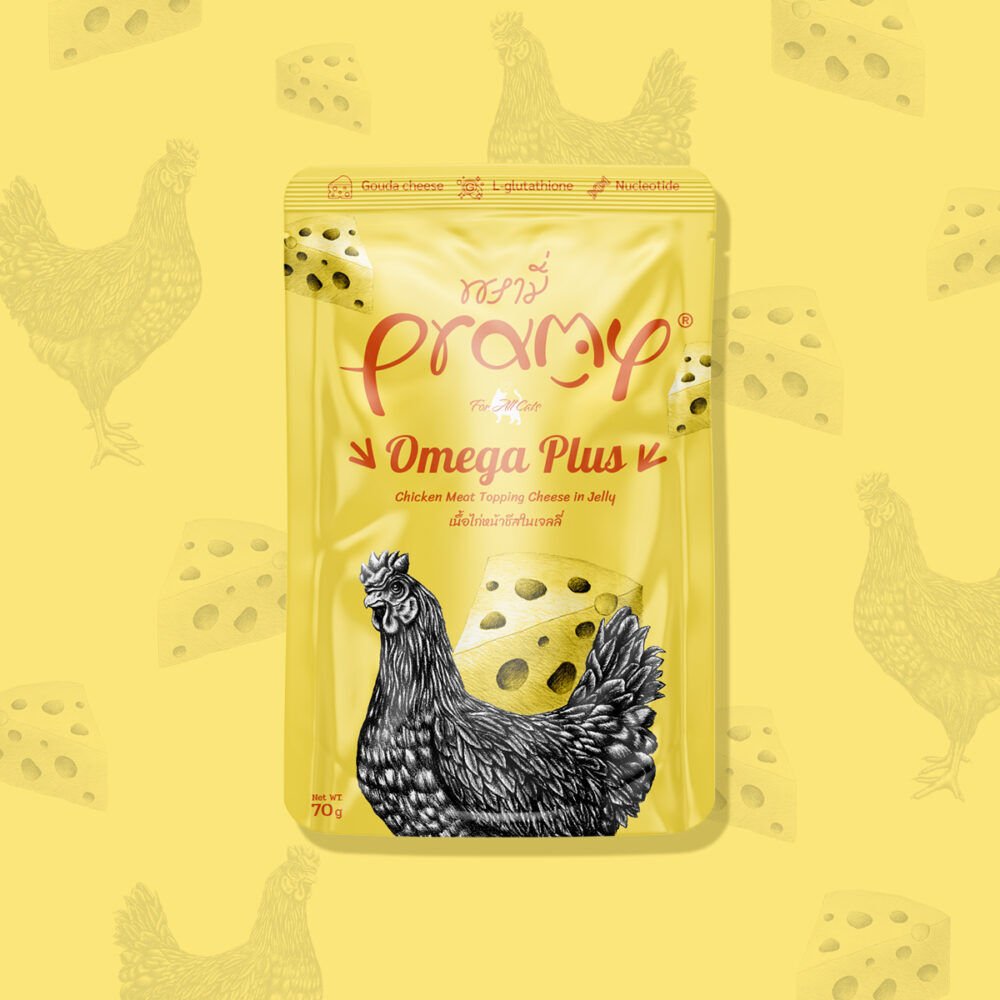 Jöle içinde Tavuklu ve Peynirli Yetişkin Kedi Yaş Maması 70 g