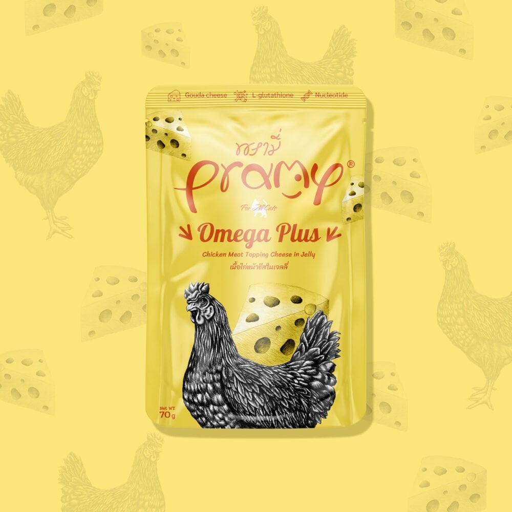 Jöle içinde Tavuklu ve Peynirli Yetişkin Kedi Yaş Maması 70 g