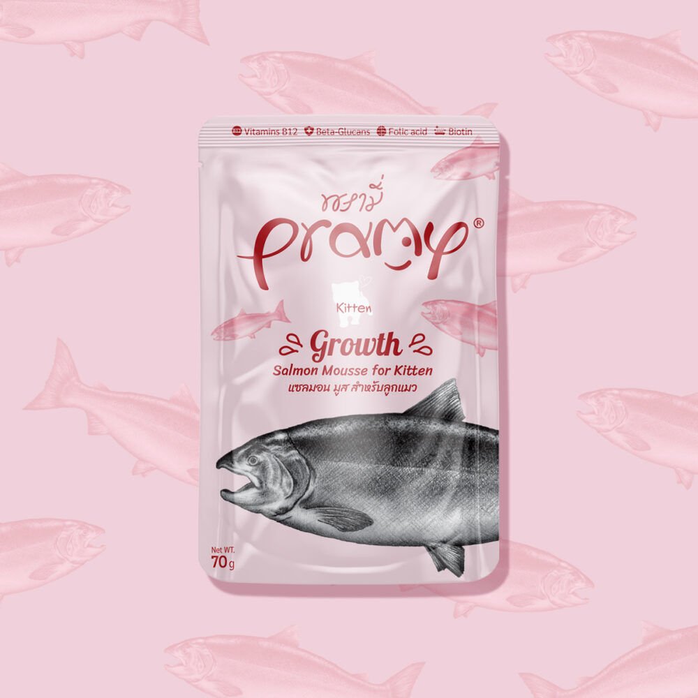 Yavru Kediler için Somonlu Ezme Yaş Kedi Maması 70 g