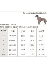 Salya CD Siyah Mont İç Kürklü Köpek Kıyafeti