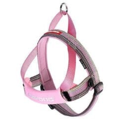 EzyDog Quick Fit Köpek Göğüs Tasması – Pembe Candy, Large