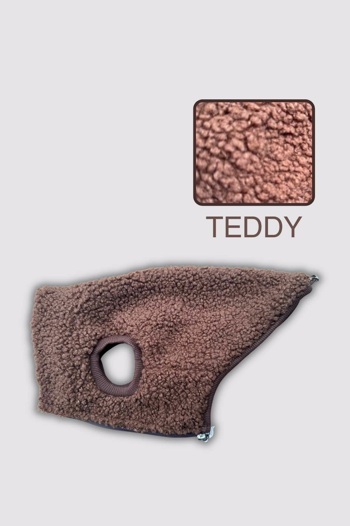 Salya Peluş Köpek Yeleği – Yumuşak, Sıcak ve Sevimli Tasarım (Kahve / Small)