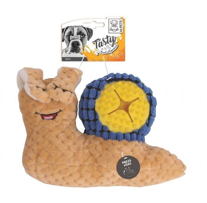 M-Pets Snail Daria Ödül Hazneli Peluş Köpek Oyuncağı